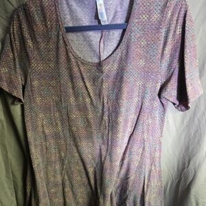 Patterned Short Sleeve LuLaRoe Perfect